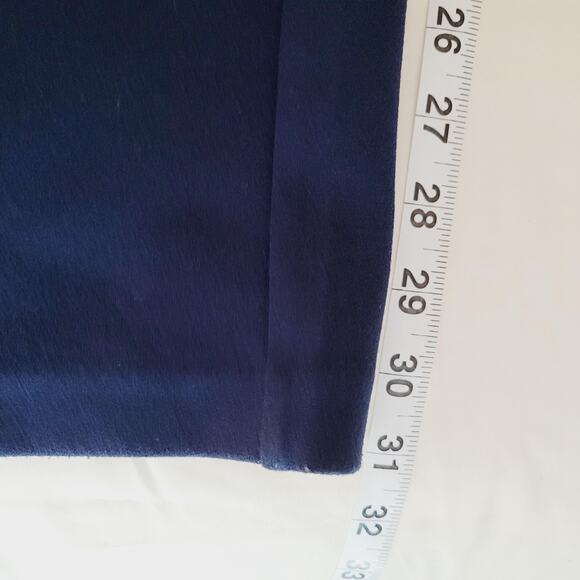 DG2 Diane Gilman Pants Womens Large Blue Pull On Stretch Dress Bootcut Slacks - Picture 7 of 9